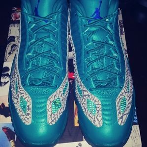 Jordan 11 low Teal